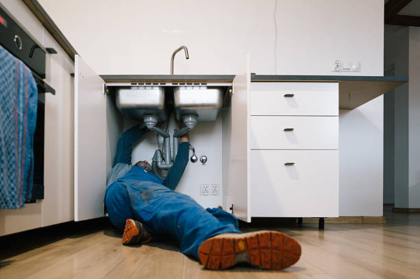 Professional Drain Cleaning technician working in Chesterfield, VA